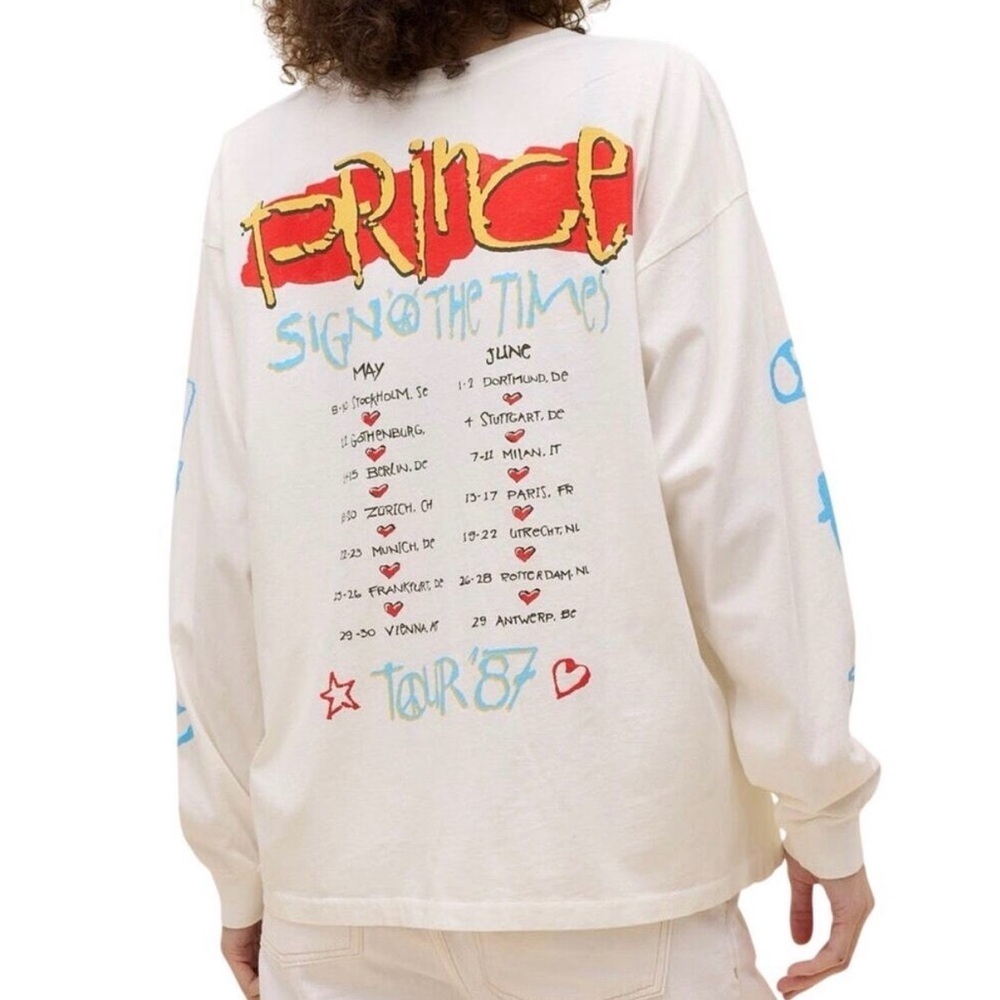 Daydreamer Prince Sign O’ the Times Long Sleeve NWOT - Picture 2 of 7